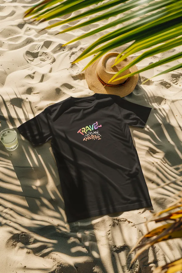TRAVEL_IS_THERAPY_Regular_Fit_Tshirt