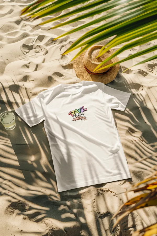 TRAVEL_IS_THERAPY_Regular_Fit_Tshirt