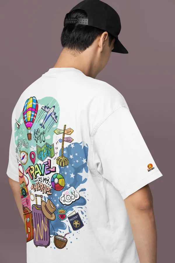 TRAVEL_IS_THERAPY_OverSized_Tshirt
