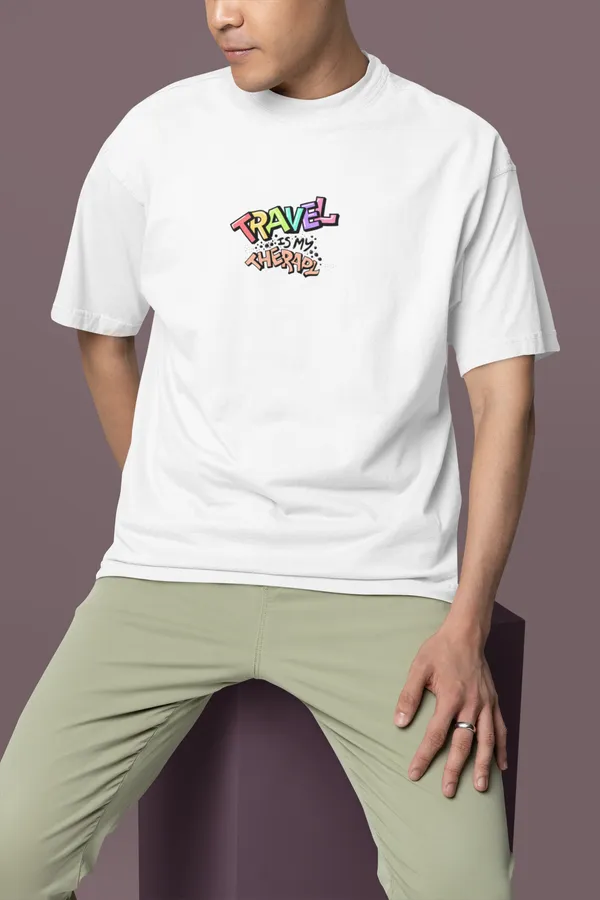 TRAVEL_IS_THERAPY_OverSized_Tshirt