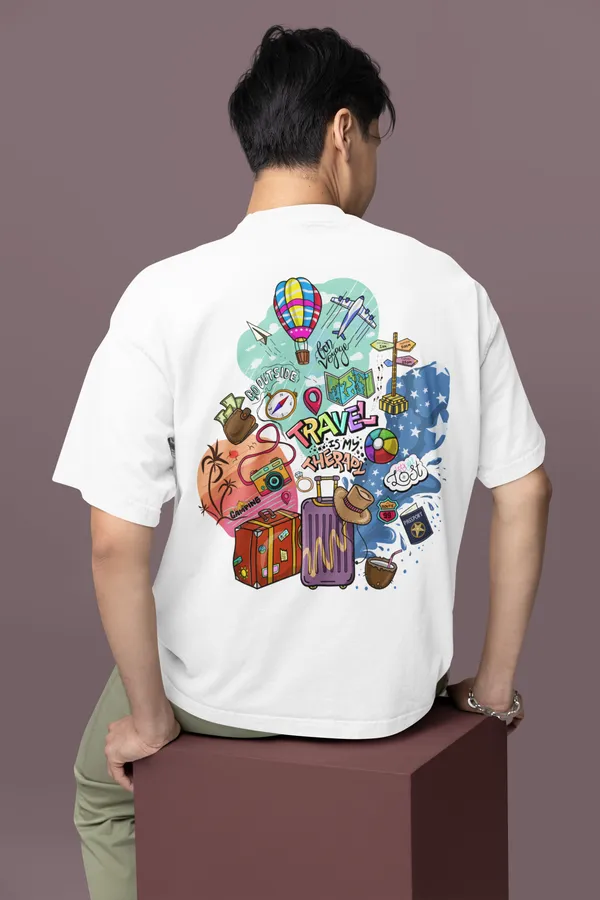 TRAVEL_IS_THERAPY_OverSized_Tshirt