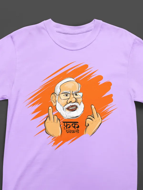 FUCK_DEMOCRACY_Regular_Fit_Tshirt