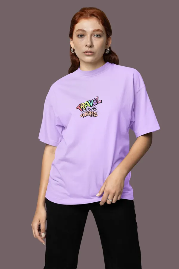TRAVEL_IS_THERAPY_OverSized_Tshirt