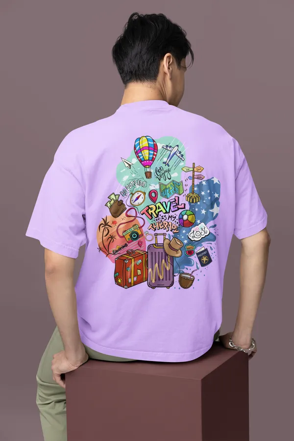 TRAVEL_IS_THERAPY_OverSized_Tshirt