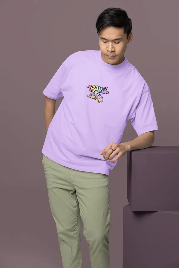 TRAVEL_IS_THERAPY_OverSized_Tshirt