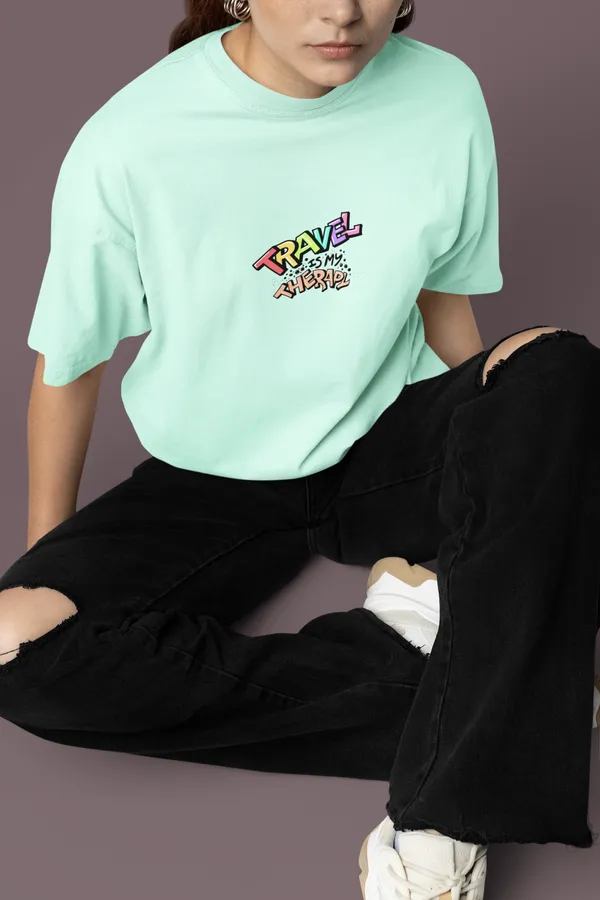 TRAVEL_IS_THERAPY_OverSized_Tshirt