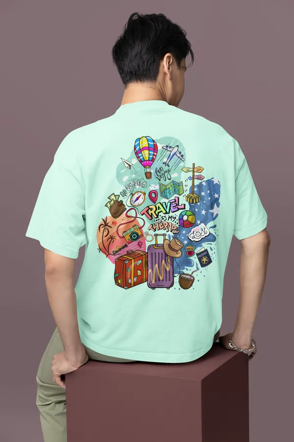 TRAVEL_IS_THERAPY_OverSized_Tshirt