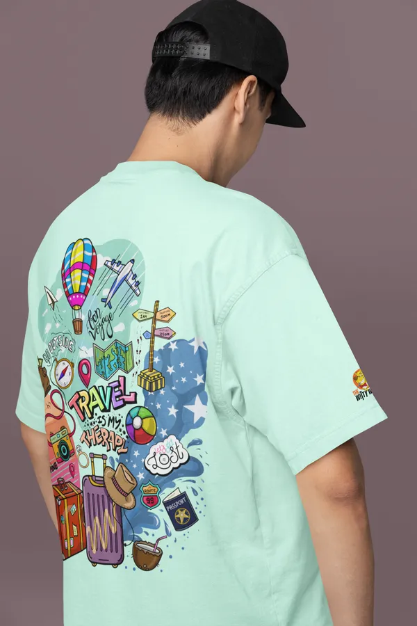 TRAVEL_IS_THERAPY_OverSized_Tshirt