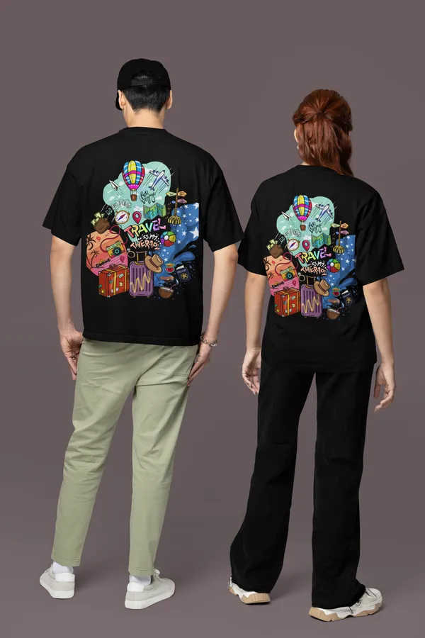 TRAVEL_IS_THERAPY_OverSized_Tshirt
