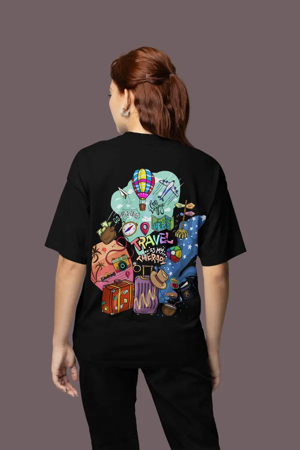 TRAVEL_IS_THERAPY_OverSized_Tshirt