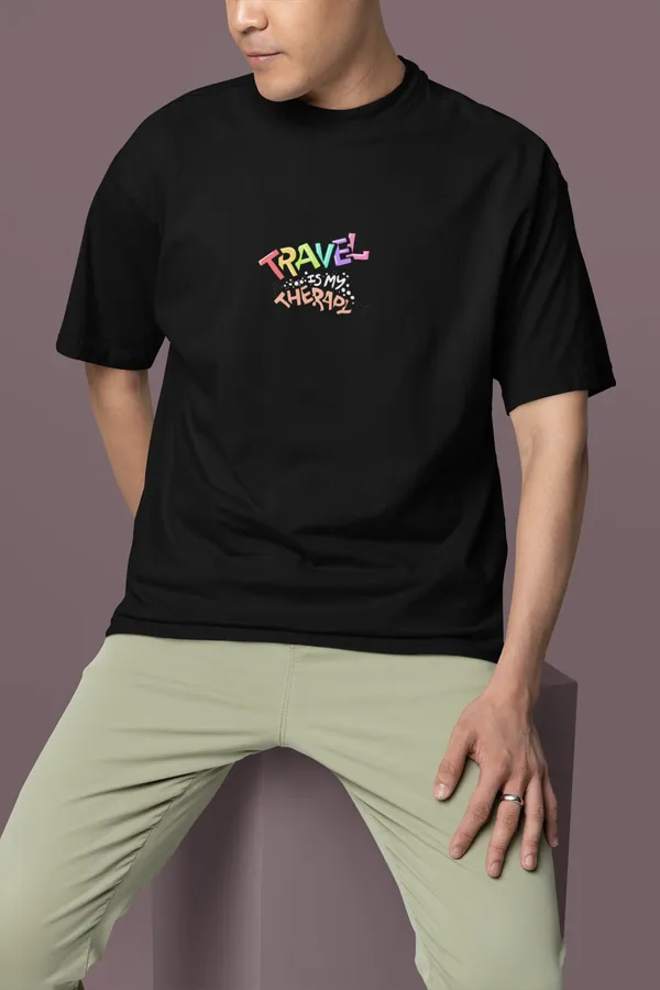 TRAVEL_IS_THERAPY_OverSized_Tshirt