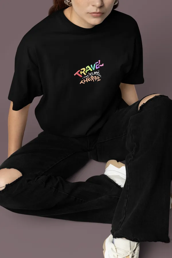 TRAVEL_IS_THERAPY_OverSized_Tshirt