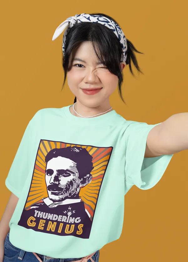 THUNDERING_GENIUS_Oversized_Tshirt