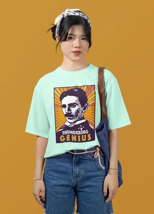 THUNDERING_GENIUS_Oversized_Tshirt