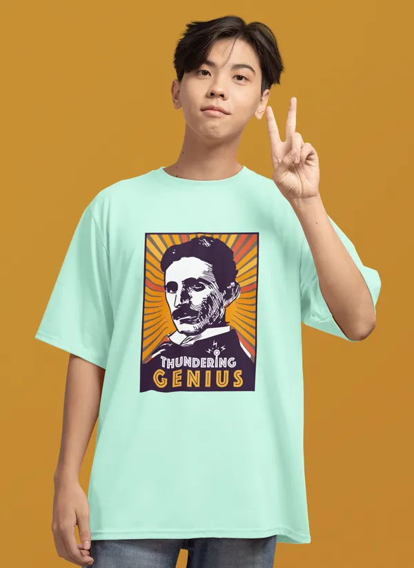 THUNDERING_GENIUS_Oversized_Tshirt