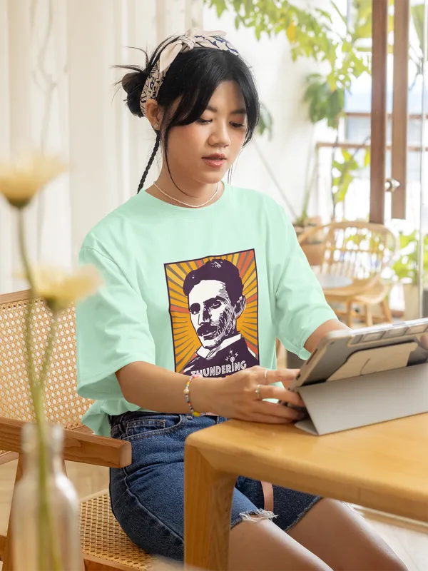 THUNDERING_GENIUS_Oversized_Tshirt