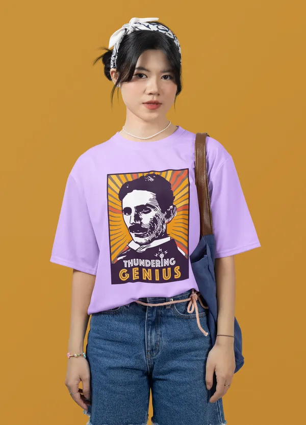 THUNDERING_GENIUS_Oversized_Tshirt