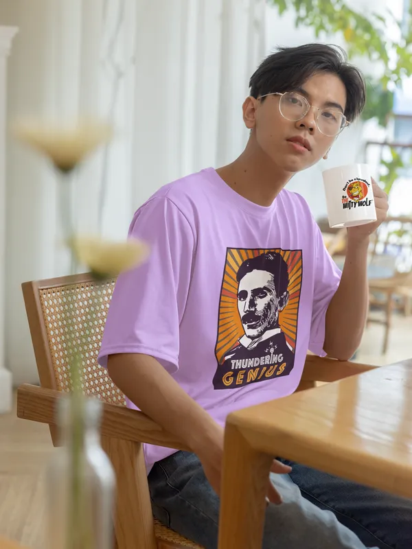 THUNDERING_GENIUS_Oversized_Tshirt