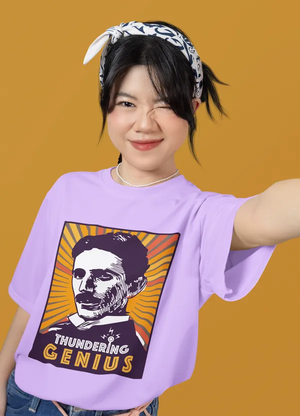 THUNDERING_GENIUS_Oversized_Tshirt