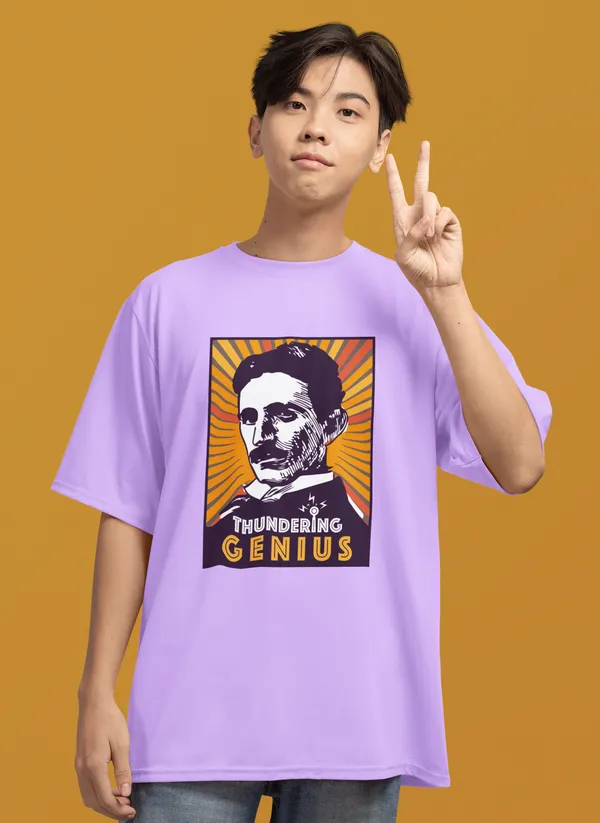THUNDERING_GENIUS_Oversized_Tshirt