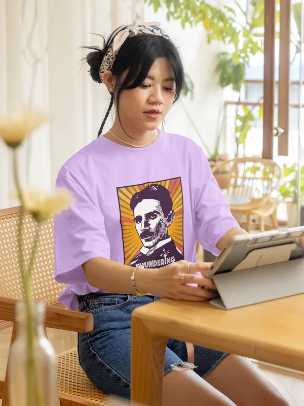 THUNDERING_GENIUS_Oversized_Tshirt