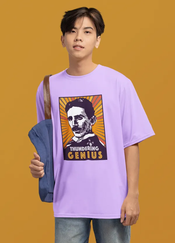 THUNDERING_GENIUS_Oversized_Tshirt