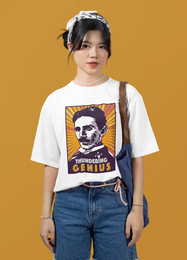 THUNDERING_GENIUS_Oversized_Tshirt