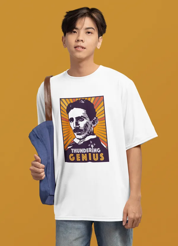 THUNDERING_GENIUS_Oversized_Tshirt