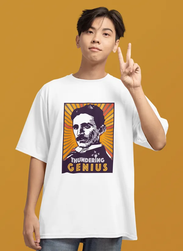 THUNDERING_GENIUS_Oversized_Tshirt