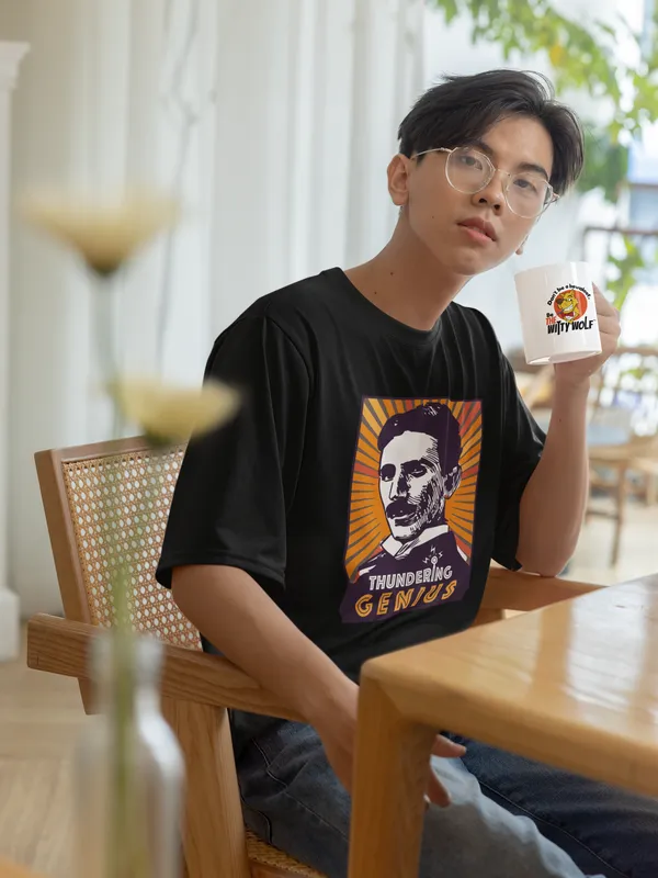 THUNDERING_GENIUS_Oversized_Tshirt