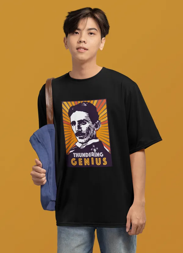 THUNDERING_GENIUS_Oversized_Tshirt