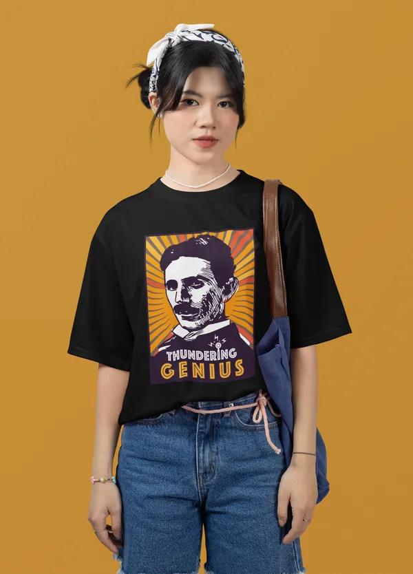 THUNDERING_GENIUS_Oversized_Tshirt
