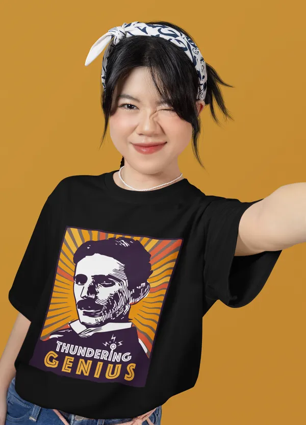THUNDERING_GENIUS_Oversized_Tshirt