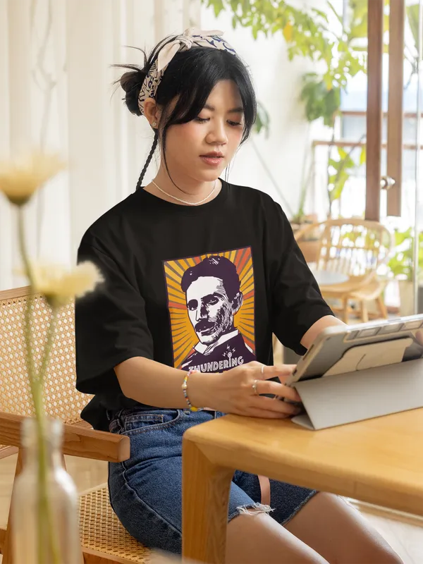 THUNDERING_GENIUS_Oversized_Tshirt