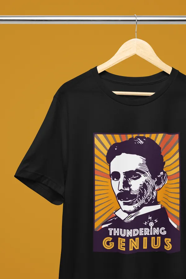 THUNDERING_GENIUS_Regular_Fit_Tshirt
