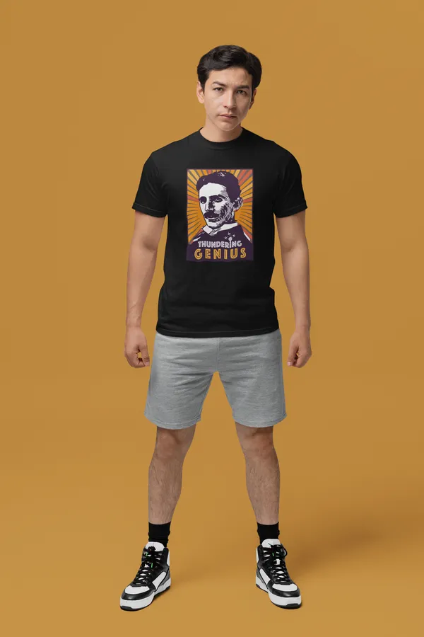 THUNDERING_GENIUS_Regular_Fit_Tshirt