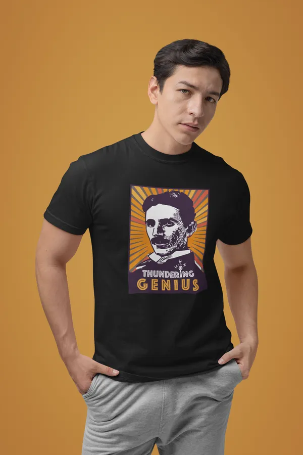 THUNDERING_GENIUS_Regular_Fit_Tshirt