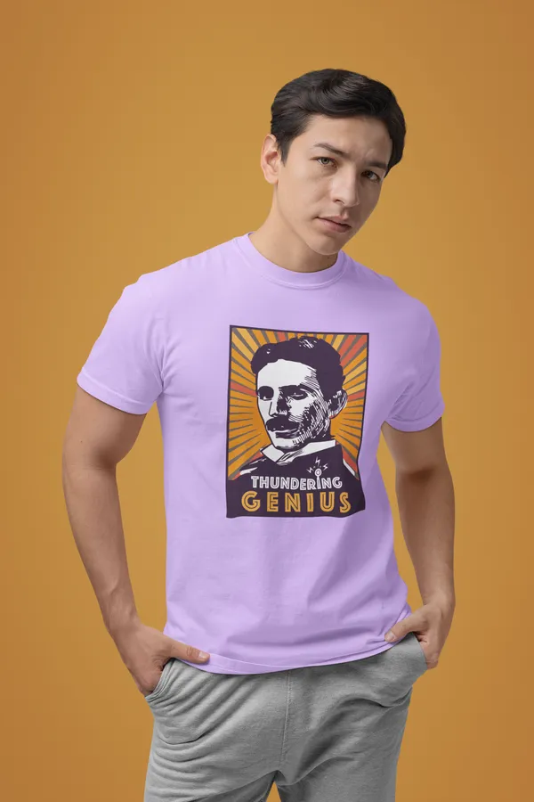 THUNDERING_GENIUS_Regular_Fit_Tshirt