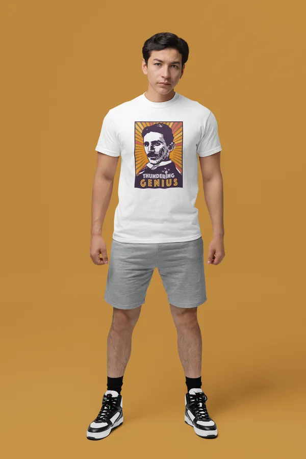 THUNDERING_GENIUS_Regular_Fit_Tshirt