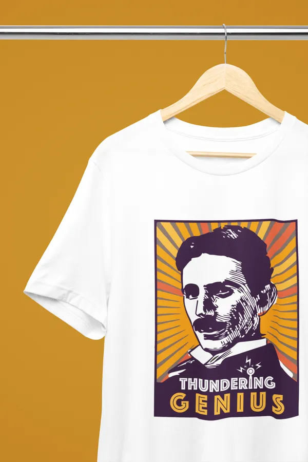 THUNDERING_GENIUS_Regular_Fit_Tshirt