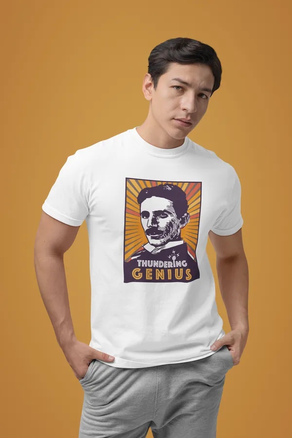 THUNDERING_GENIUS_Regular_Fit_Tshirt