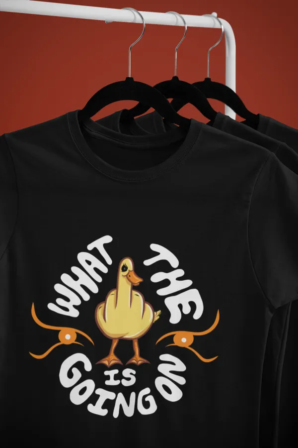 WHAT_THE_DUCK_Regular_Fit_Tshirt