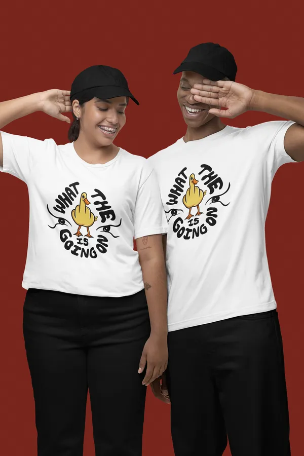 WHAT_THE_DUCK_Regular_Fit_Tshirt