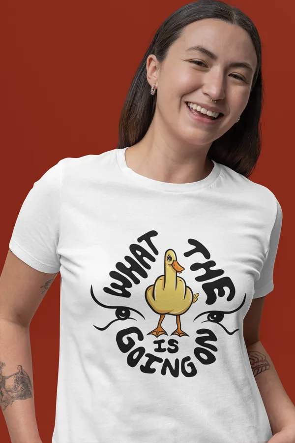 WHAT_THE_DUCK_Regular_Fit_Tshirt
