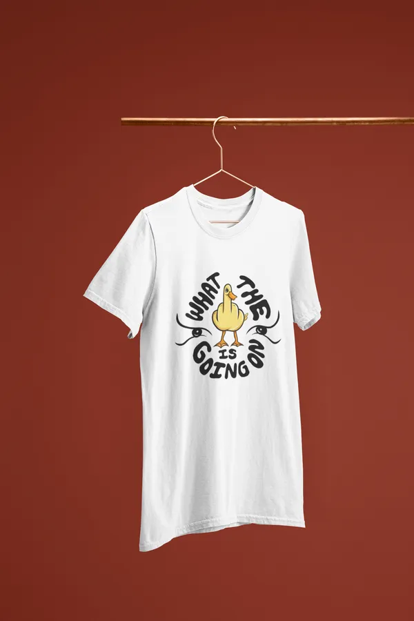 WHAT_THE_DUCK_Regular_Fit_Tshirt