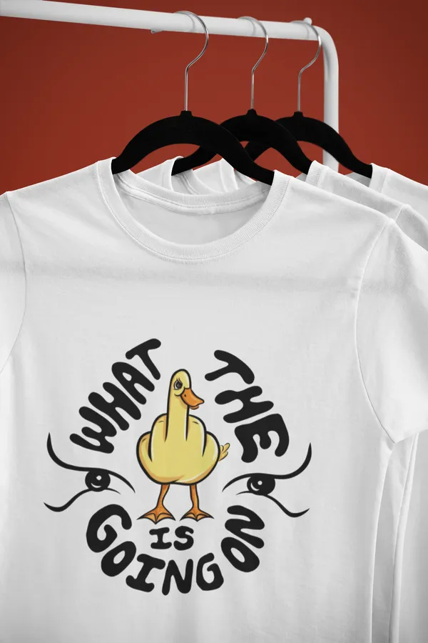 WHAT_THE_DUCK_Regular_Fit_Tshirt