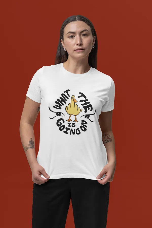 WHAT_THE_DUCK_Regular_Fit_Tshirt