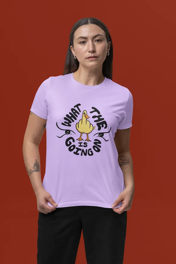 WHAT_THE_DUCK_Regular_Fit_Tshirt
