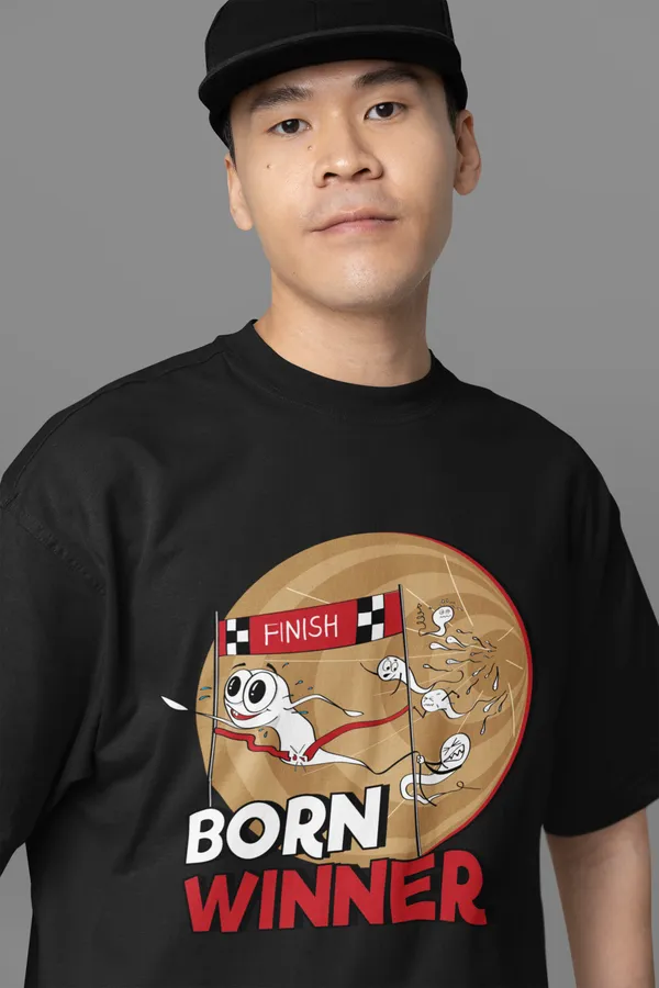 BORN_WINNER_OverSized_Tshirt