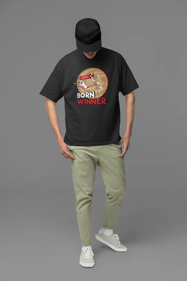 BORN_WINNER_OverSized_Tshirt